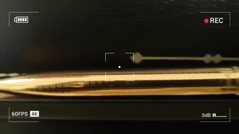 Gold pen engraved in Thuluth calligraphy